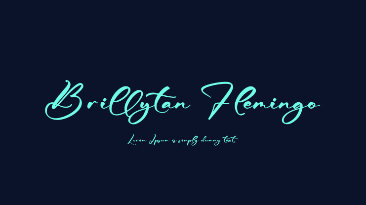 Brillytan Flemingo Font Family