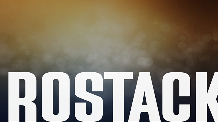 Rostack Font