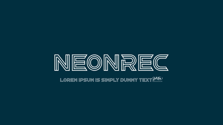 Neonrec Font
