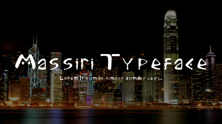 Massiri Typeface Font