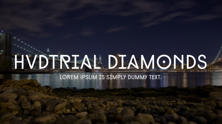 HvDTrial Diamonds Font Family