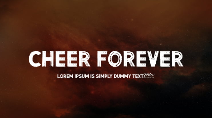 Cheer Forever Font