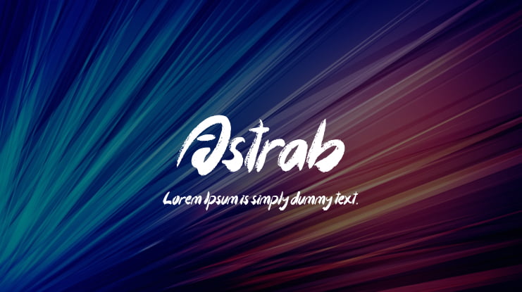 Astrab Font