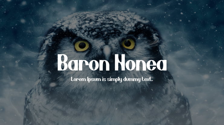Baron Nonea Font