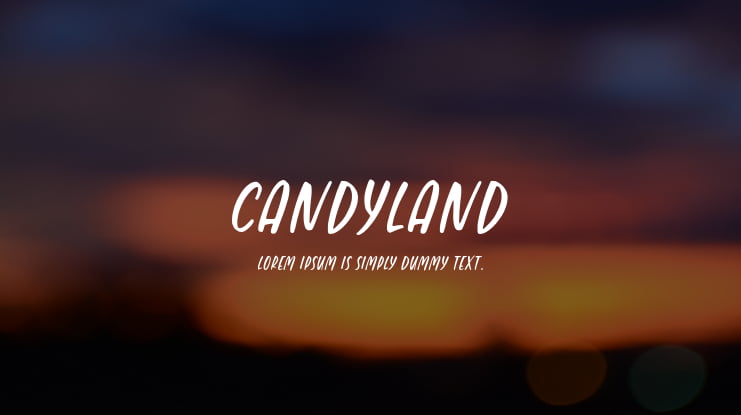 Candyland Font