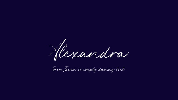 Alexandra Font
