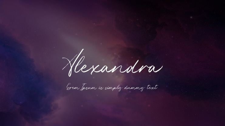 Alexandra Font