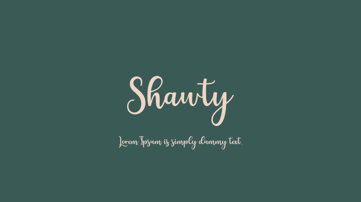 Shawty Font