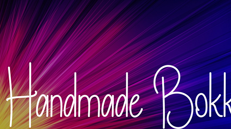 Handmade Bokk Font