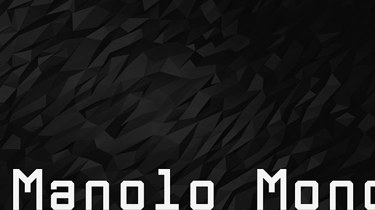Manolo Mono Font
