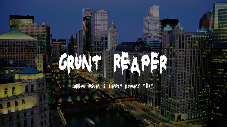 Grunt Reaper Font