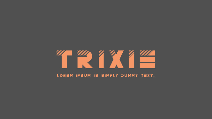 Trixie Font