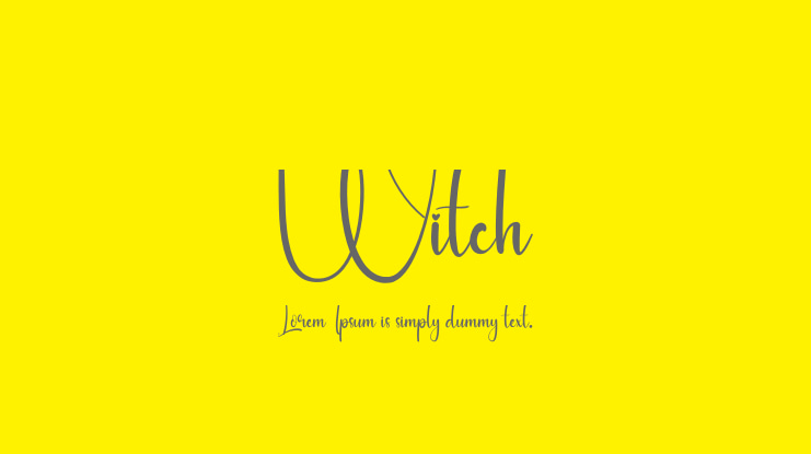 Witch Font