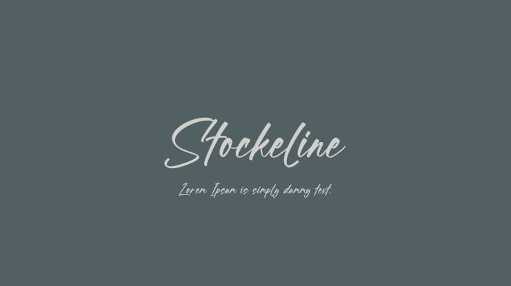 Stockeline Font Family