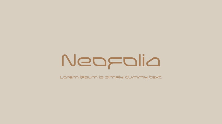 Neofolia Font