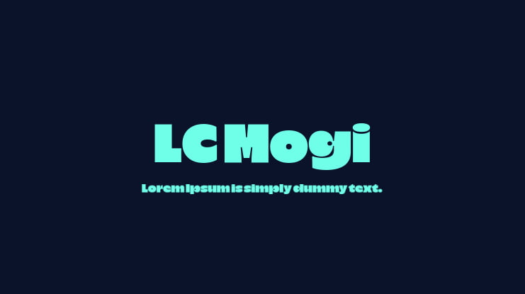 LC Mogi Font Family