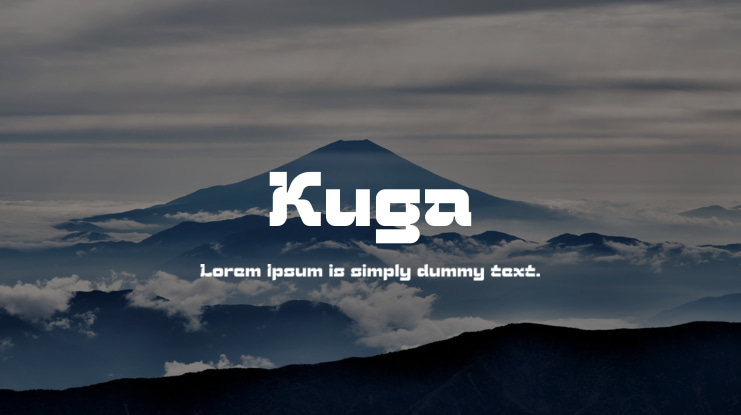 Kuga Font