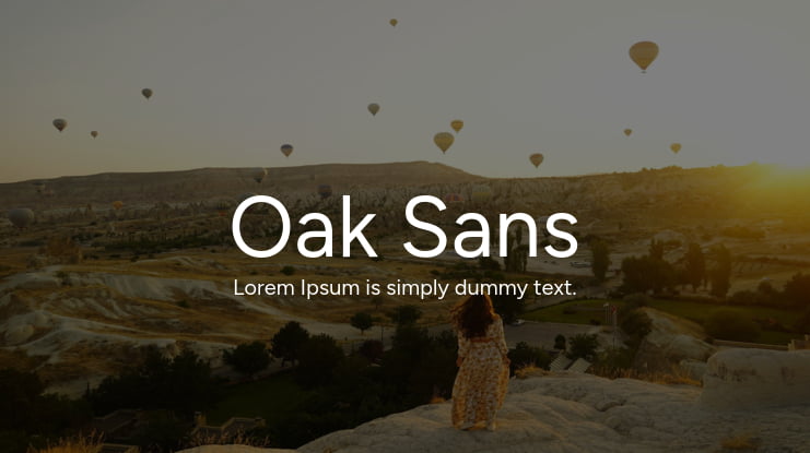 Oak Sans Font Family