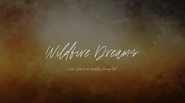 Wildfire Dreams Font