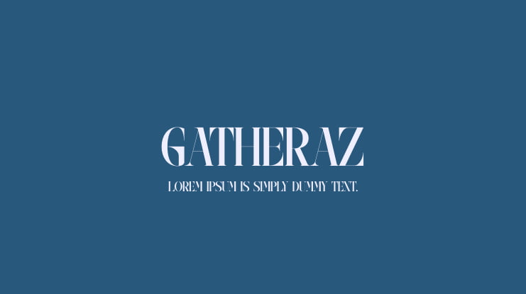 Gatheraz Font