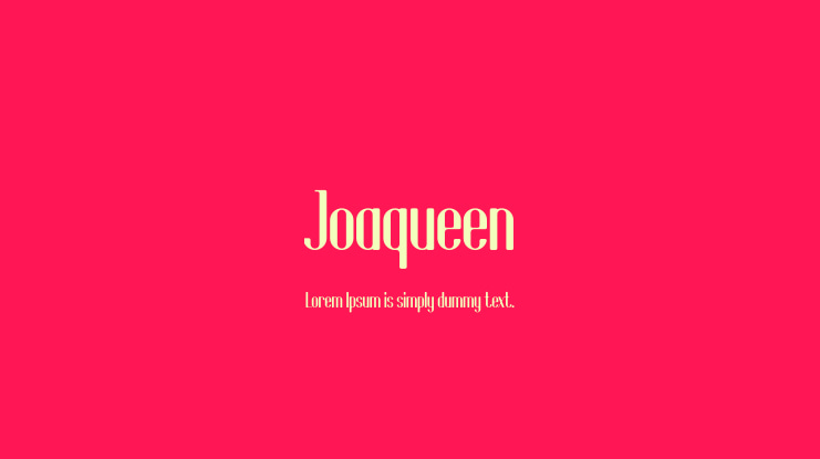 Joaqueen Font