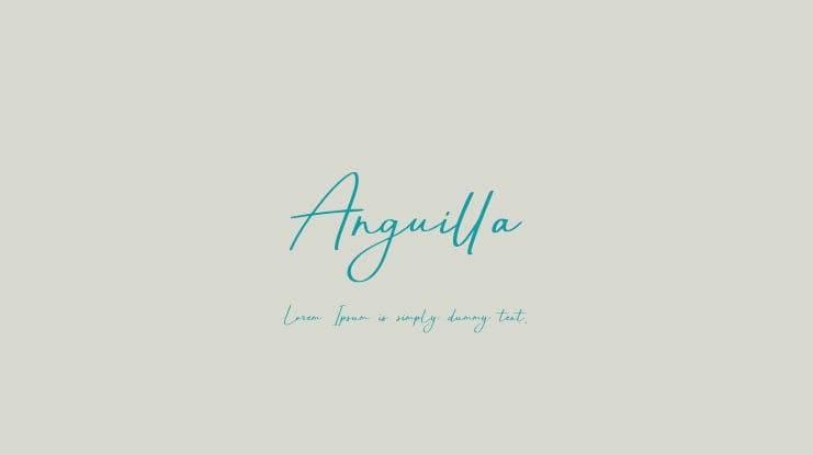 Anguilla Font