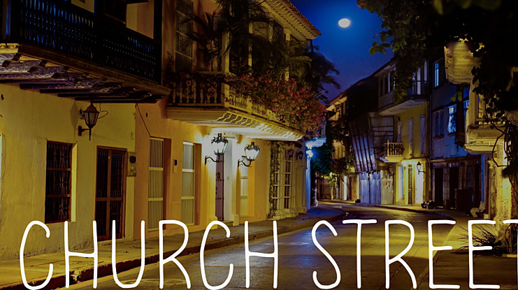 Church Street Font