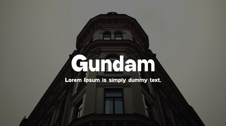 Gundam Font