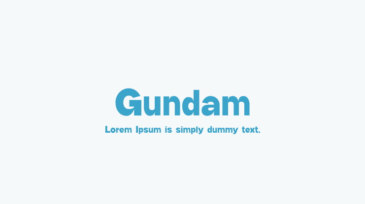 Gundam Font