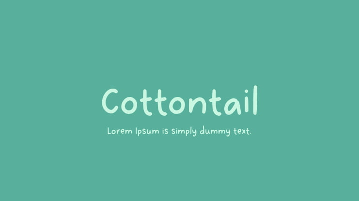 Cottontail Font