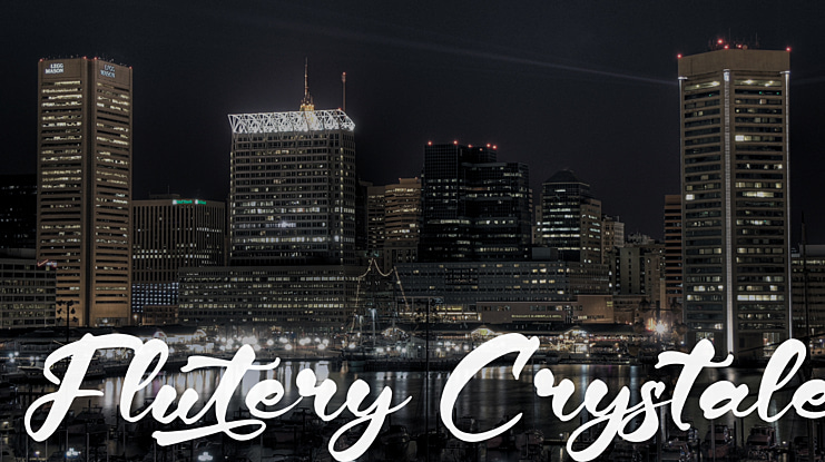 Flutery Crystale Font Family
