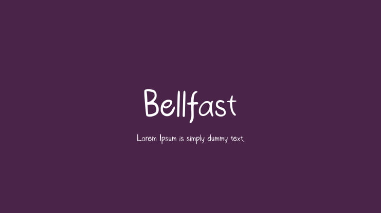 Bellfast Font