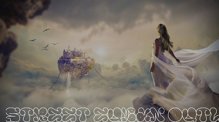 street euban outline Font Family