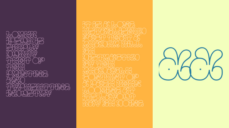 street euban outline Font Family