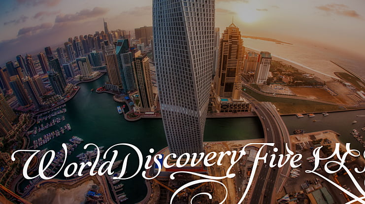 World Discovery Five PERSONAL Font Family