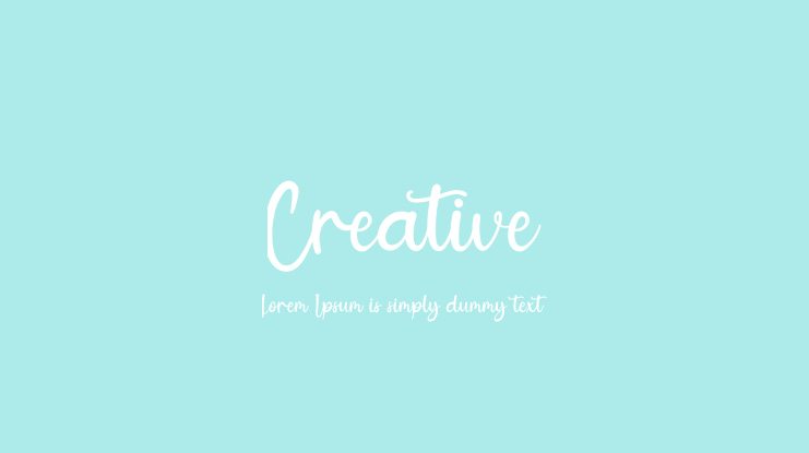 Creative Font