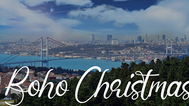 Boho Christmas Font