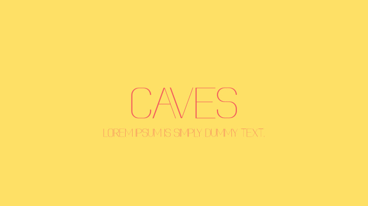 Caves Font