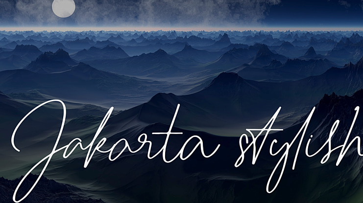 Jakarta stylish Font