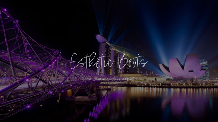 Esthetic Boots Font