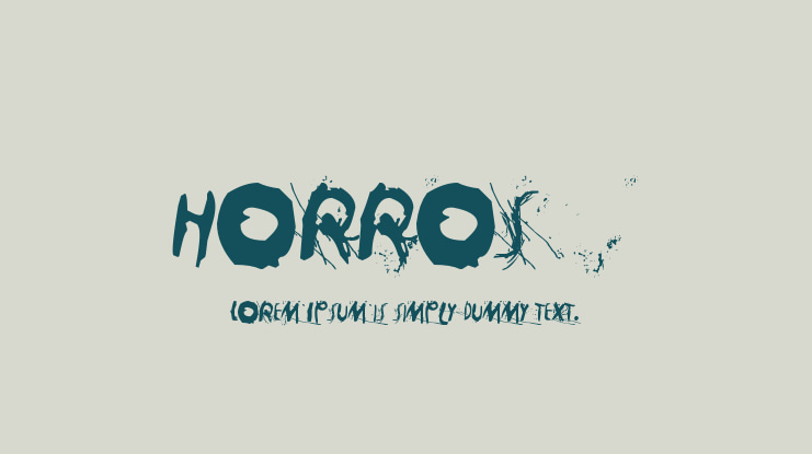 Horros Font
