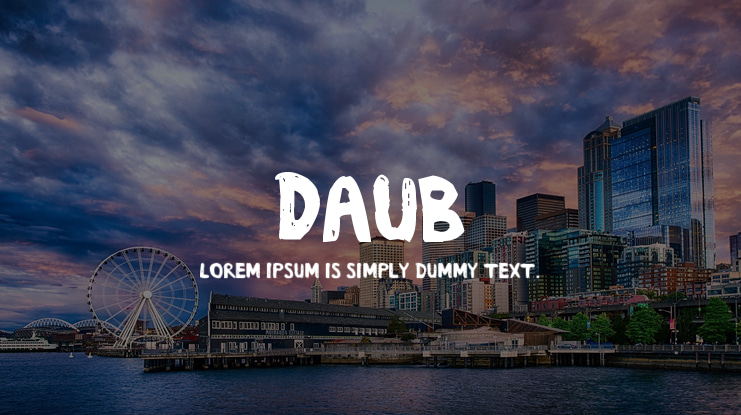 Daub Font