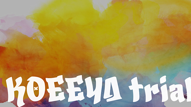 KOEEYA trial Font