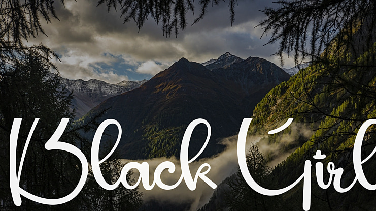 Black Girl Font