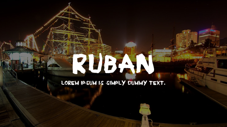 Ruban Font