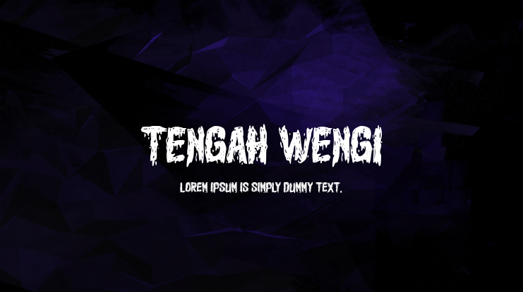 Tengah Wengi Font