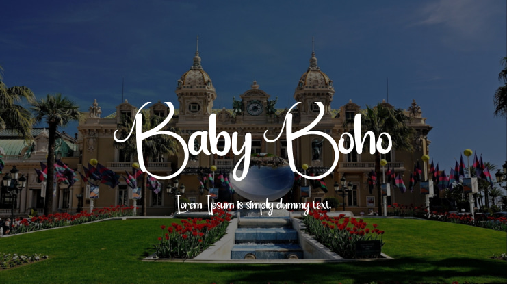 Baby Boho Font