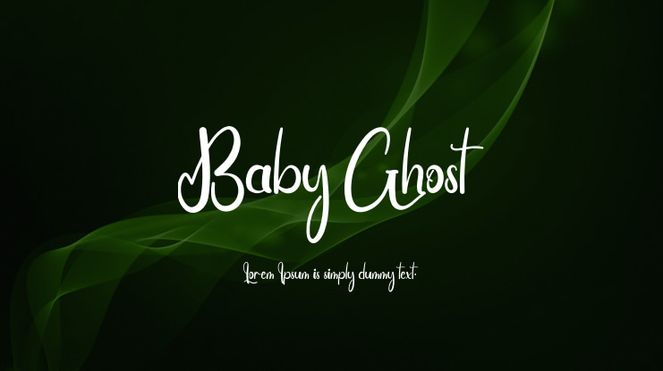 Baby Ghost Font