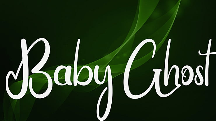 Baby Ghost Font