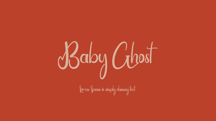 Baby Ghost Font